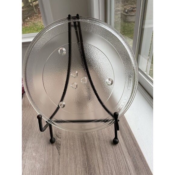 Microwave Turntable Plate Platter 11.25” Glass Replacement Part 810 N12 - Picture 2 of 5